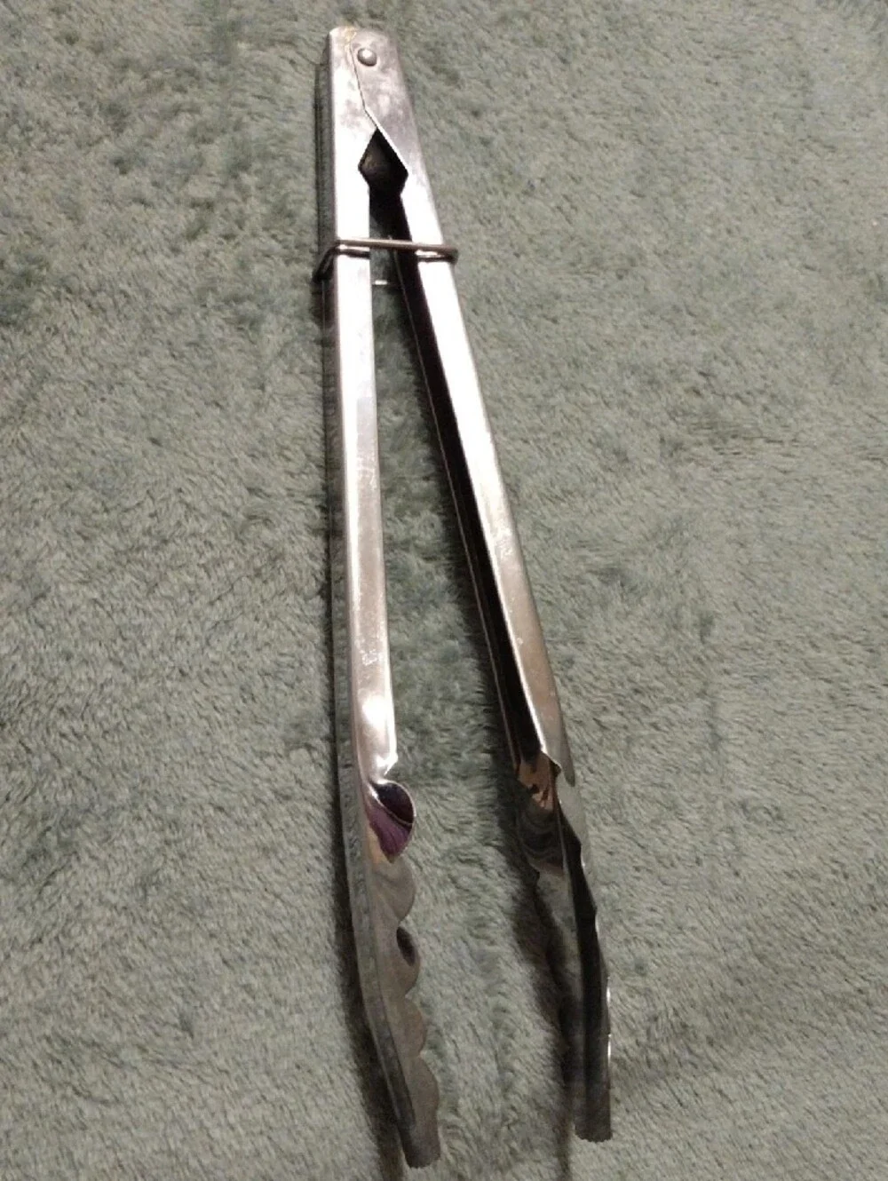 Classic Chrome Plated Kitchen Utility Tongs